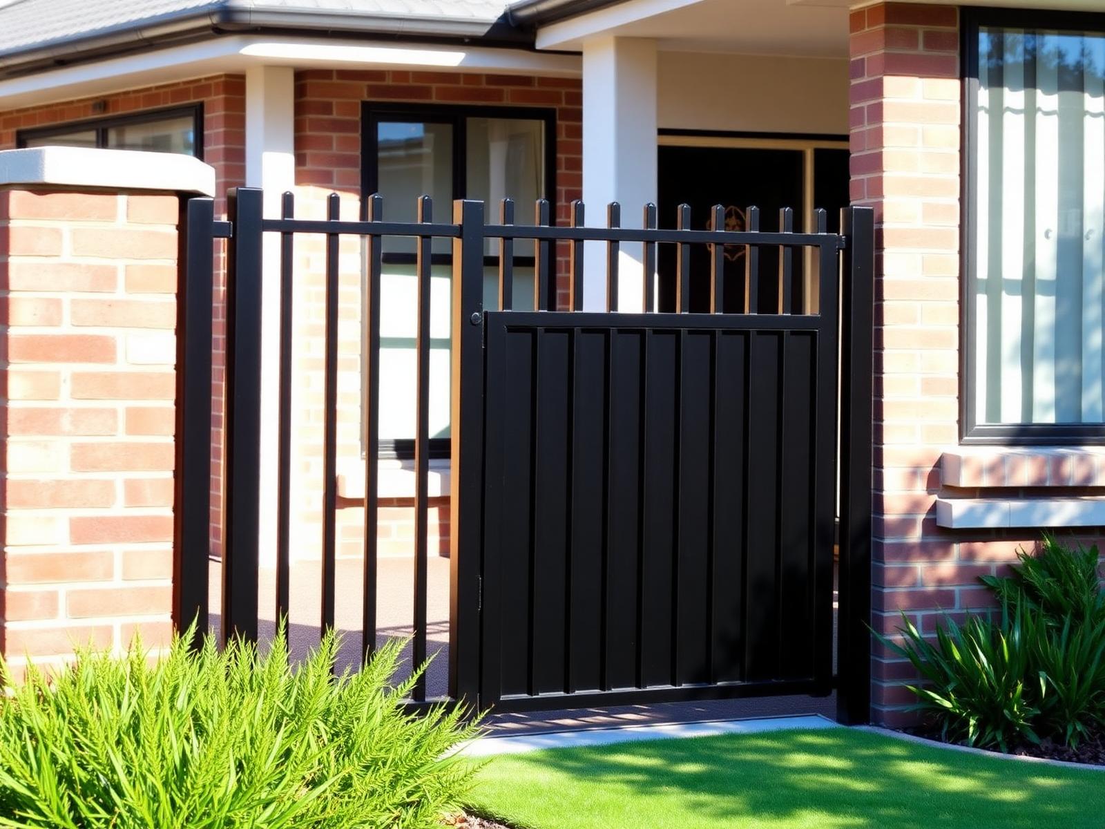 Residential — property gate example